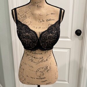 ThirdLove Black 24/7 Lace Balconette Bra